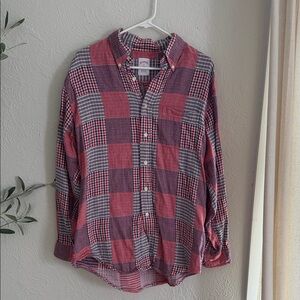 Brooks Brothers Red and Blue Checkered Shirt